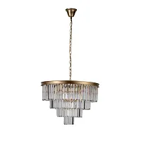 Люстра подвесная Призм Клир (Prism Clear) 10019/600C LOFT IT прозрачная на 6 ламп, основание золотое в стиле классический Люстра подвесная Призм Клир (Prism Clear) 10019/600C LOFT IT прозрачная на 6 ламп, основание золотое в стиле классический